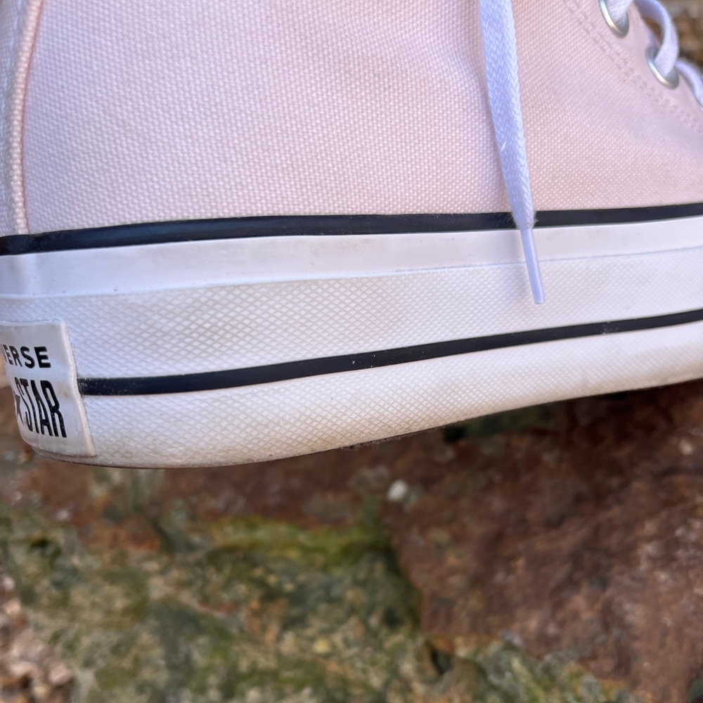 Converse Classic High-Top Platform Canvas Sneakers - Pink - Sz 7 - Picture 5 of 15